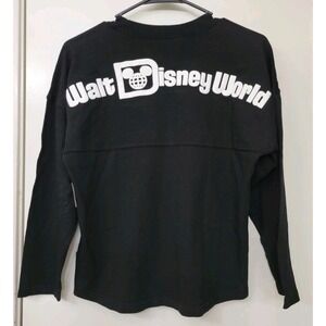 Walt Disney World Youth Large 10/12 Black Spirit Jersey-New With Tags